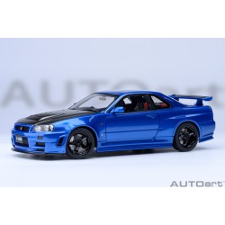 AUTOart 1/18 Nissan Skyline GT-R (R34) Z-tune (Bayside Blue/Carbon)