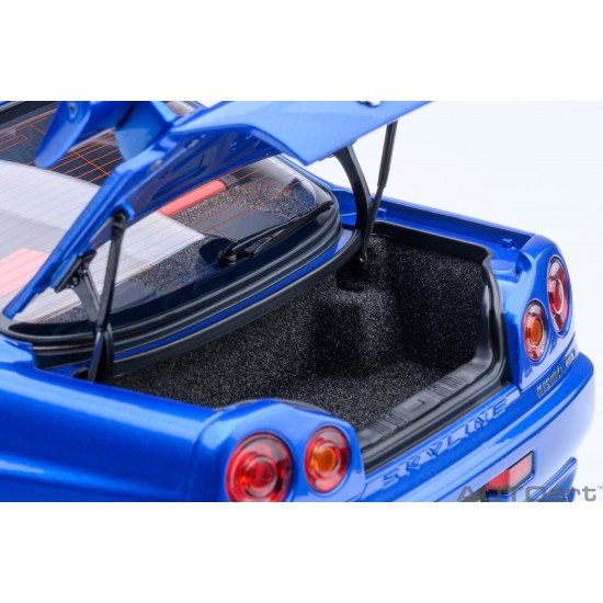 AUTOart 1/18 Nissan Skyline GT-R (R34) Z-tune (Bayside Blue/Carbon)