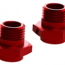 Arrma Wheel Hex Alumn 17mm/16.5mm Red (2)