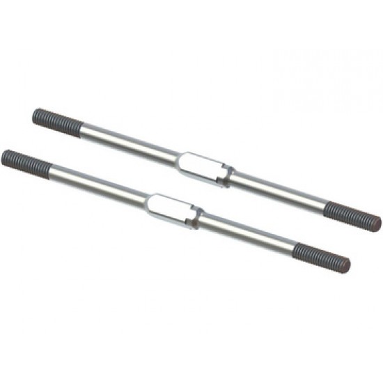 Arrma Steel Turnbuckle M4x95mm Silver (2)