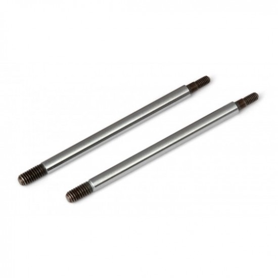 Team Associated RC8 B4 FT Chrome Shock Shafts, 3.5x33.5 mm