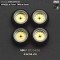 Mot Hobby 1/64 MK-1 Alloy Wheel & Rim set, gold/chrome