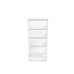 Vitrina 1/64 Diecast storage box, prozorna (set 5ih vitrinc)