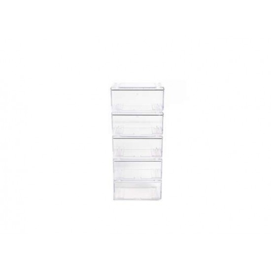 Vitrina 1/64 Diecast storage box, prozorna (set 5ih vitrinc)