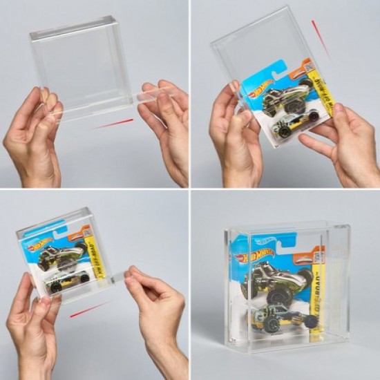 Friki Monkey Hot Wheels acrylic protector short card (mainline)