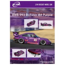 ModelModel 1/64 RWB 993 Rotana #18, purple