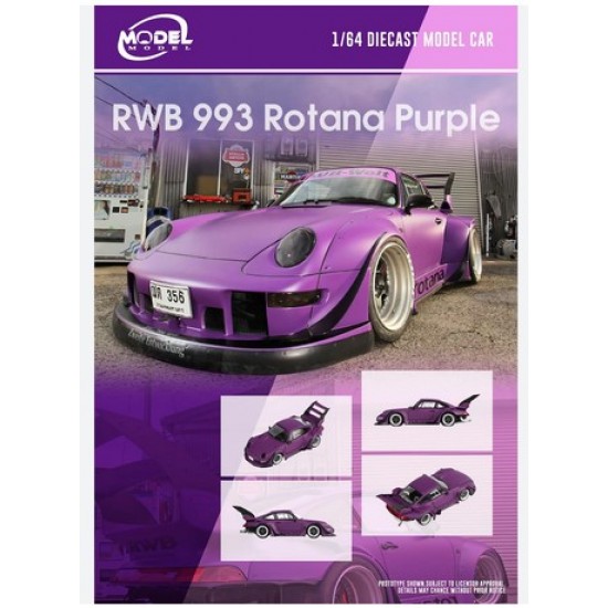 ModelModel 1/64 RWB 993 Rotana, purple
