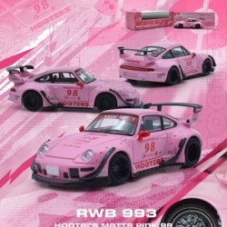 ModelModel 1/64 RWB 993 #98 *Hooters*, matte pink