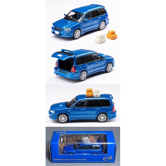 ModelModel 1/64 Subaru Forester SG9 Sti, blue