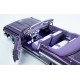 SunStar 1/18 1961 Chevrolet Impala Open Convertible Lowrider with movable suspension, purple