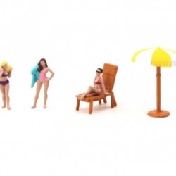 American Diorama 1/64 Beach Girls Figures
