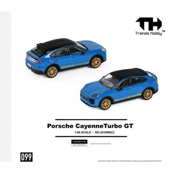 Trends Hobby 1/64 Porsche Cayenne Turbo GT, blue