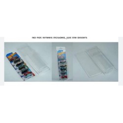Hot Wheels blister protector velikost - 5x long card