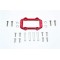 GPM Arrma Aluminium Servo Mount-21PC Red