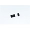 GPM Aluminum Collar Rear Chassis Brace -2kom SET - black - Arrma 1/7 Mojave 6S