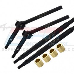GPM TRX-4M Medium Carbon Steel Front CVD, Rear AXLE Shafts set and 5mm spacers