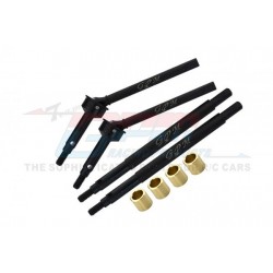 GPM TRX-4M Medium Carbon Steel Front CVD, Rear AXLE Shafts set and 5mm spacers