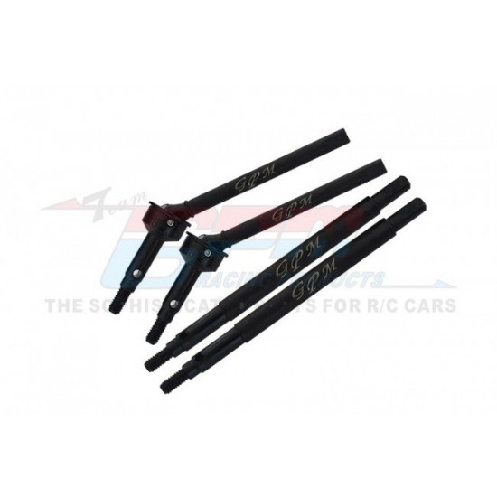 GPM TRX-4M Medium Carbon Steel Front CVD And Rear AXLE Shafts set