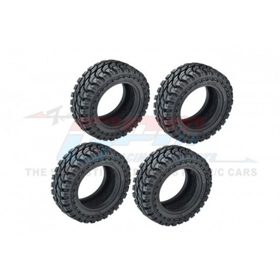 GPM TRX-4M 1.33" Crawler Tires 58mm x 24mm with foam inserts (4)