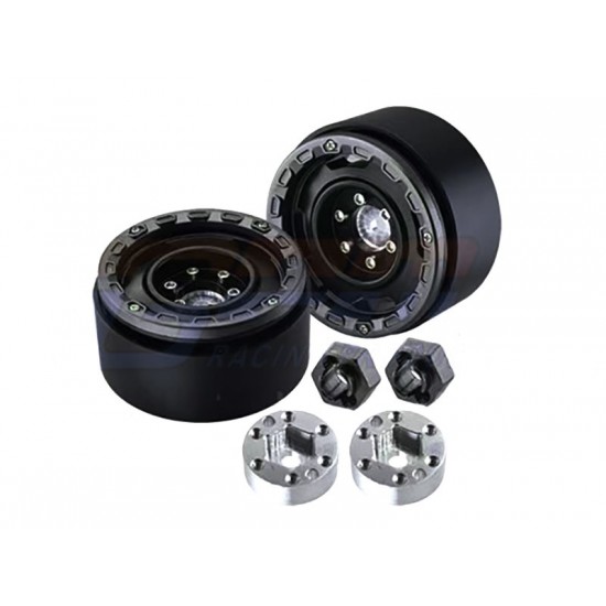 GPM TRX-4M/SCX24 ALU 1.33" Beadlock Wheel Rims set (2kom)- različne barve