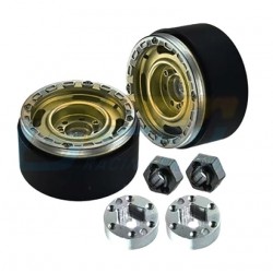 GPM TRX-4M/SCX24 ALU 1.33" Beadlock Wheel Rims set (2kom)- različne barve