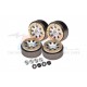 GPM TRX-4M Alu 1.0" Beadlock Wheel Rims set, 8 Poles, (4kom) - različne barve