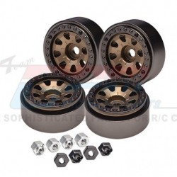 GPM TRX-4M Alu 1.0" Beadlock Wheel Rims set, 8 Poles, (4kom) - različne barve