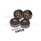 GPM TRX-4M Alu 1.0" Beadlock Wheel Rims set, 8 Poles, (4kom) - različne barve