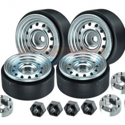 GPM TRX-4M/SCX24 ALU 1.0"  Beadlock Wheel Rims set - različne barve (4kom)