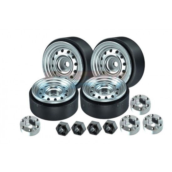 GPM TRX-4M/SCX24 ALU 1.0"  Beadlock Wheel Rims set - različne barve (4kom)