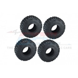 GPM TRX-4M 1.0" Crawler Tires 60mm X 22mm With Foam Inserts (4)