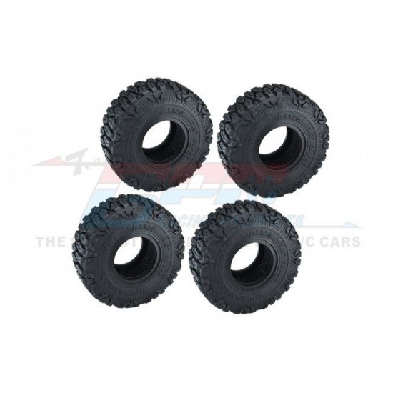 GPM TRX-4M 1.0" Crawler Tires 60mm X 22mm With Foam Inserts (4)