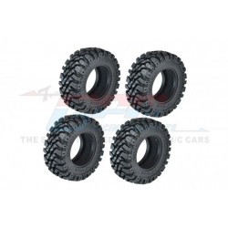 GPM TRX-4M 1.33" Crawler Tires 64mm X 24mm With Foam Inserts (4)