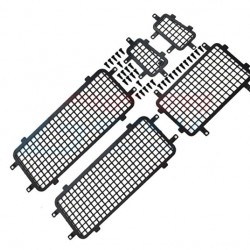 GPM TRX-4M Metal Stereoscopic Side + rear window net (black)