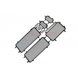 GPM TRX-4M Metal Stereoscopic Side + rear window net (black)