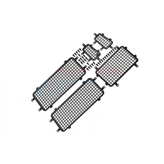 GPM TRX-4M Metal Stereoscopic Side + rear window net (black)