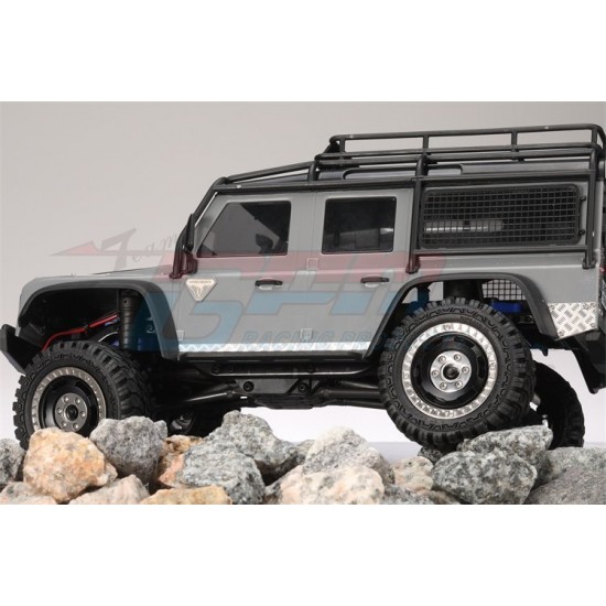 GPM TRX-4M Metal Stereoscopic Side + rear window net (black)