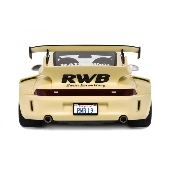 GT Spirit 1/18 Porsche 911 (993) RWB Rauh-Welt Sandstorm 2023 beige