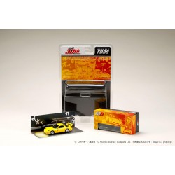 Hobby Japan 1/64 Mazda RX-7 (FD3S) RedSuns *INITIAL D*Keisuke Takahashi VS Takumi Fujiwara, yellow