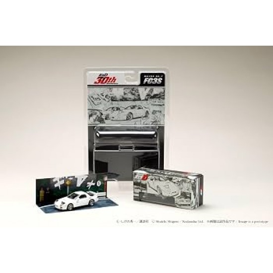 Hobby Japan 1/64 Mazda RX-7 (FD3S) RedSuns *INITIAL D*Ryosuke Takahashi VS Takumi Fujiwara, white