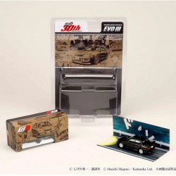 Hobby Japan 1/64 Mitsubishi Lancer RS Evolution III/INITIAL D Kyoichi Sudo VS Ryosuke Takahashi