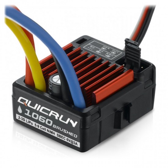 Hobbywing QuicRun 1060 Brushed ESC T-Plug 60A for 1:10 