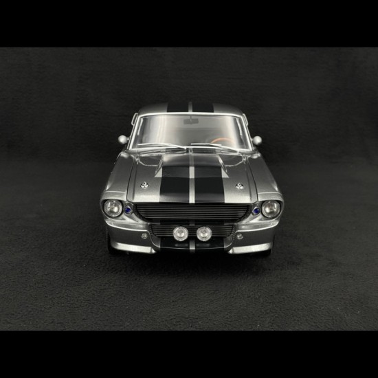 KK Scale 1/12 Ford Mustang Shelby GT500 Eleanor Coupé 1967 metallic grey/black