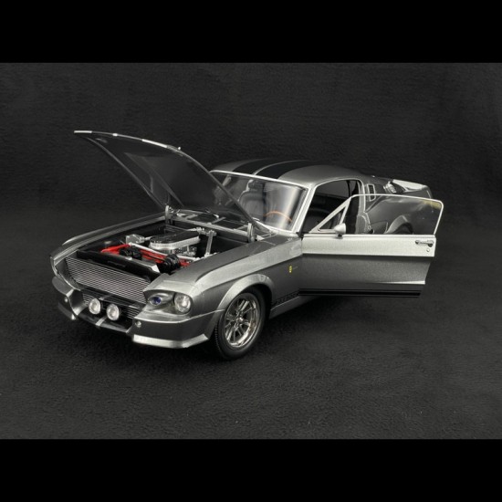 KK Scale 1/12 Ford Mustang Shelby GT500 Eleanor Coupé 1967 metallic grey/black