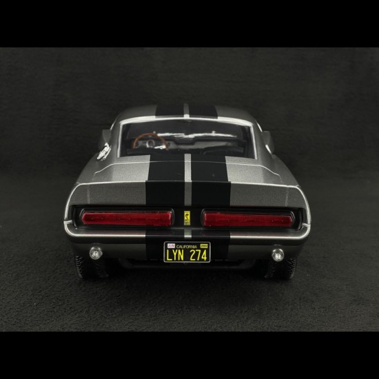 KK Scale 1/12 Ford Mustang Shelby GT500 Eleanor Coupé 1967 metallic grey/black