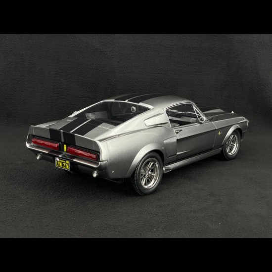 KK Scale 1/12 Ford Mustang Shelby GT500 Eleanor Coupé 1967 metallic grey/black
