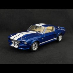 KK Scale 1/12 Ford Mustang Shelby GT500 Eleanor Coupé 1967 blue/white