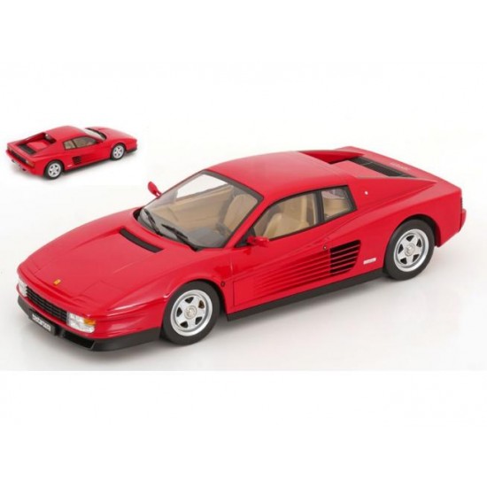KK Scale 1/18 Ferrari Testarossa 1986, red with beige interior