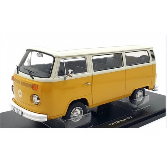 KK Scale 1/18 Volkswagen T2b Minibus 1972 yellow