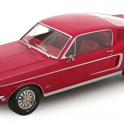 KK Scale 1/18 Ford Mustang GT Fastback 1968, red